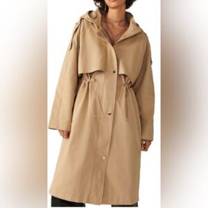 Ba&sh Tan Women's Ted Trench Jacket